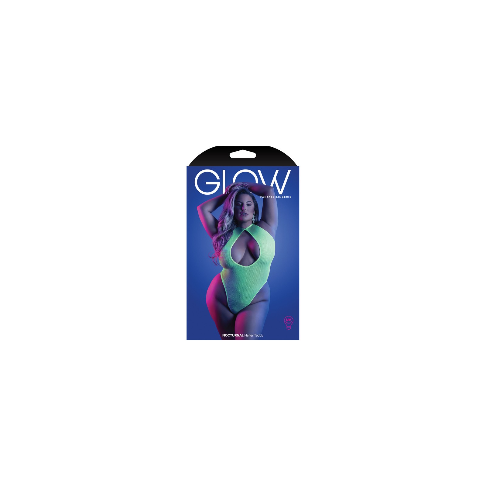 Glow Nocturnal Halter Tie Teddy - Queen Size