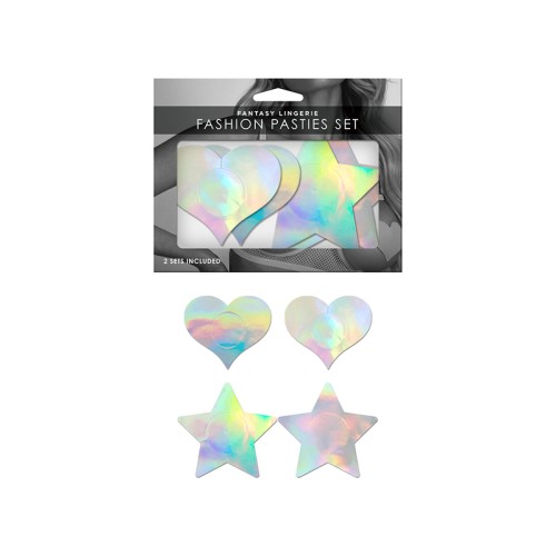 Conjunto de Pasties Holográficos - Fantasy Lingerie