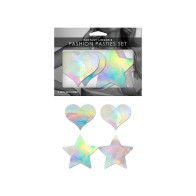 Conjunto de Pasties Holográficos - Fantasy Lingerie