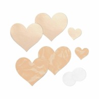 Nippies Basic Cream Hearts Pasties