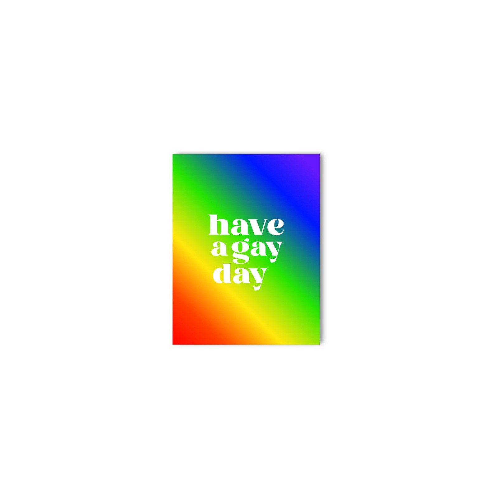 Have a Gay Day Naughty Greeting Card