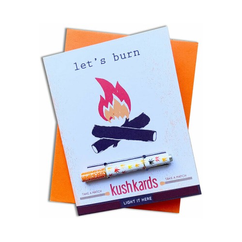 Let's Burn Cannabis Greeting Card