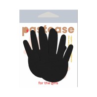 Pastease Nipple Pasties Hands Black for Bold Style