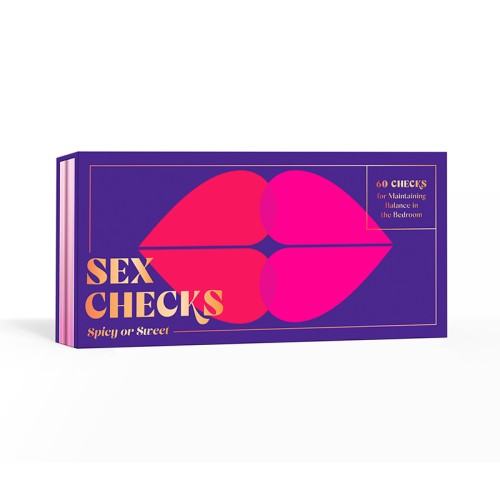 Sex Checks: Picante o Dulce - 60 Cheques Divertidos para la Intimidad