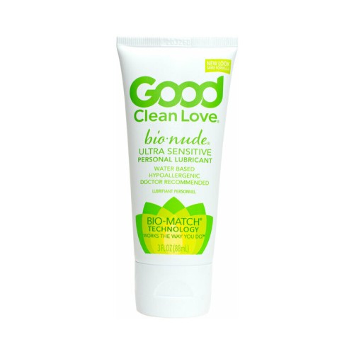 Good Clean Love BioNude Ultra Sensitive Lubricant 3 oz | Perfect for Sensitive Skin