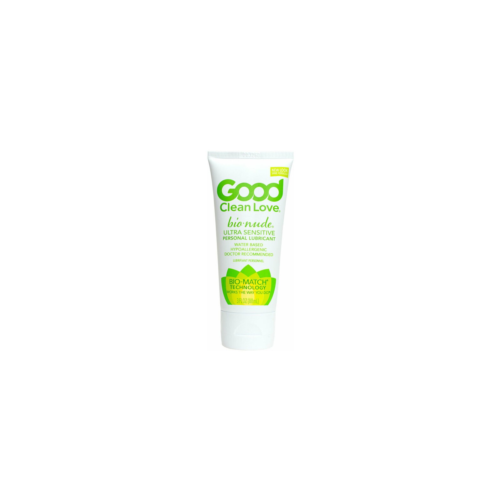 Good Clean Love BioNude Ultra Sensitive Lubricant 3 oz | Perfect for Sensitive Skin