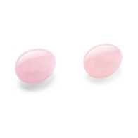 Huevos de Yoni de Cristal Le Wand - Cuarzo Rosa Natural para la Fuerza Pélvica