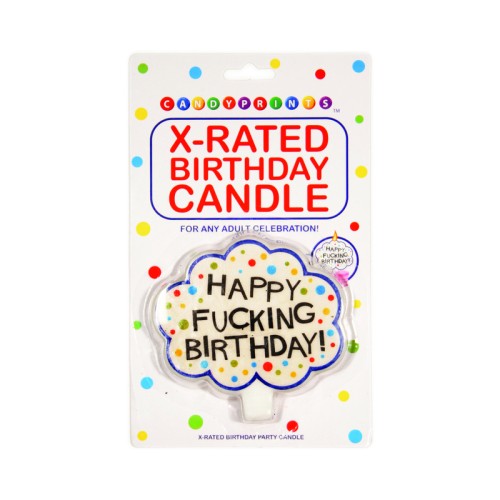 Happy Fucking Birthday! X-Rated Candle