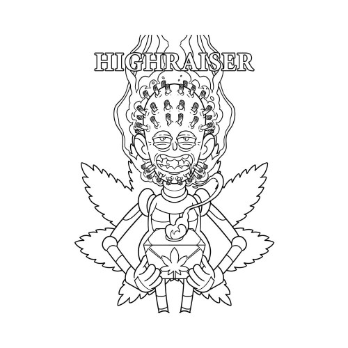 Killer Buds Horror Coloring Book