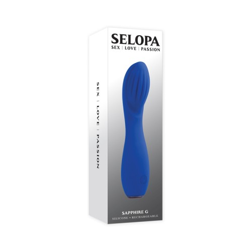 Selopa Sapphire G Rechargeable Silicone Vibe Blue