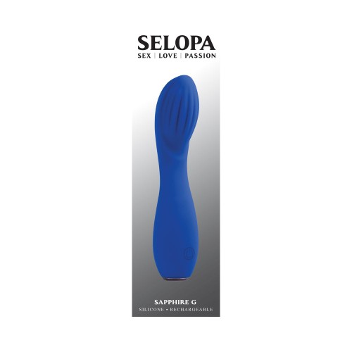 Selopa Sapphire G Rechargeable Silicone Vibe Blue