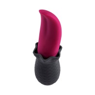 Selopa Tongue Teaser Vibe Rechargeable Silicone Pink Black