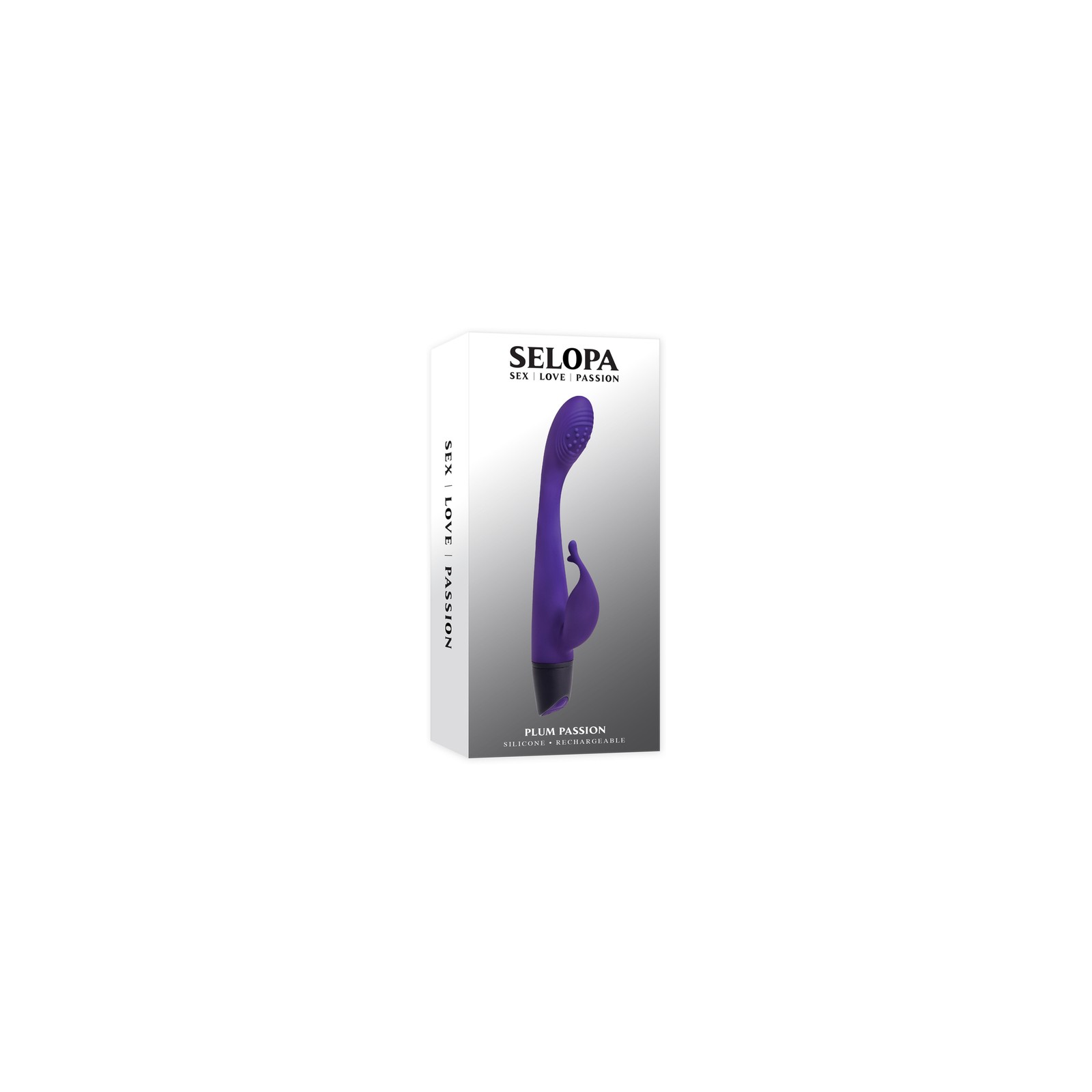 Plum Passion Rechargeable Dual Stim Silicone Purple