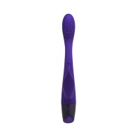 Plum Passion Rechargeable Dual Stim Silicone Purple