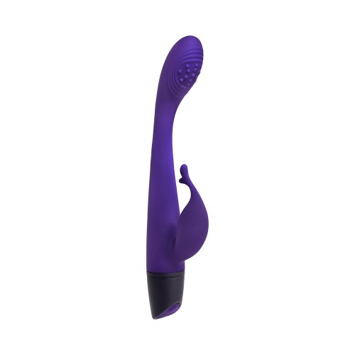 Plum Passion Rechargeable Dual Stim Silicone Purple