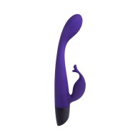 Plum Passion Rechargeable Dual Stim Silicone Purple