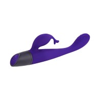 Plum Passion Rechargeable Dual Stim Silicone Purple