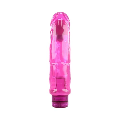 Vibrador Thicc Boi de Goma Rosa