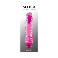 Thicc Boi Vibrating Rubber Vibe Pink