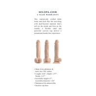 Selopa 6.5 in. Realistic Feel Dildo