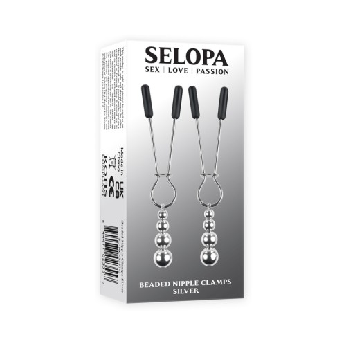 Selopa Beaded Nipple Clamps for Sensual Play