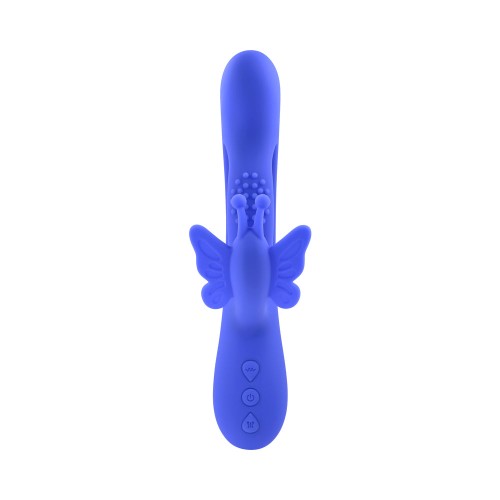 Vibrador Dual Estimulador Mariposa de Sueños en Azul