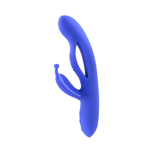 Vibrador Dual Estimulador Mariposa de Sueños en Azul