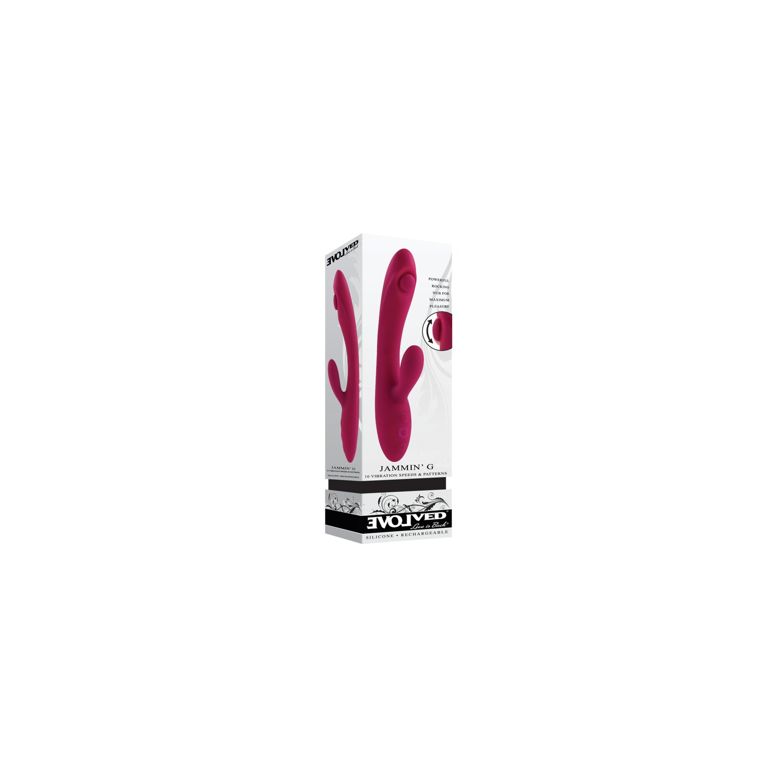 Evolved Jammin G Vibrador Doble Estímulo Recargable