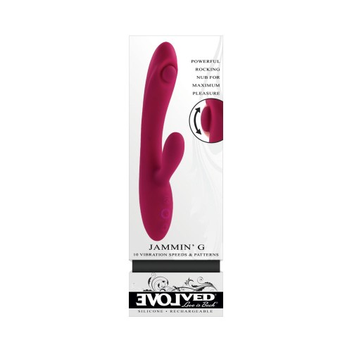 Evolved Jammin G Vibrador Doble Estímulo Recargable