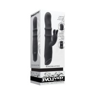 Evolved Ringmaster Vibrador Doble Estímulo Recargable Negro