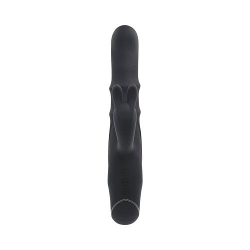 Evolved Ringmaster Vibrador Doble Estímulo Recargable Negro