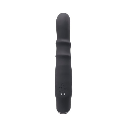 Evolved Ringmaster Vibrador Doble Estímulo Recargable Negro