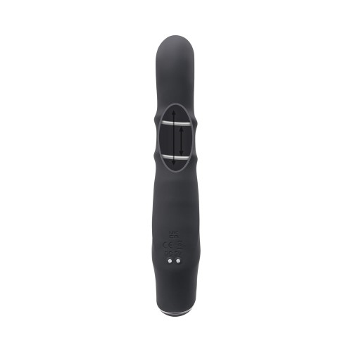 Evolved Ringmaster Vibrador Doble Estímulo Recargable Negro