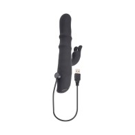 Evolved Ringmaster Vibrador Doble Estímulo Recargable Negro