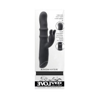 Evolved Ringmaster Rechargeable Dual Stim Vibe Black