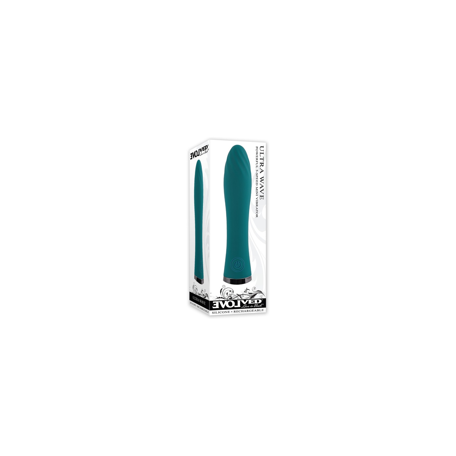 Evolved Ultra Wave Rechargeable Vibrator Teal