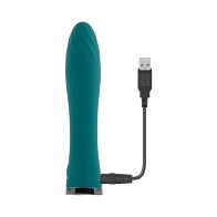 Vibrador Recargable Evolved Ultra Wave Verde