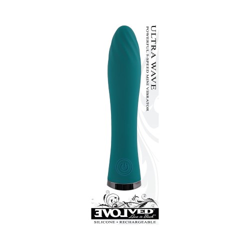 Evolved Ultra Wave Rechargeable Vibrator Teal