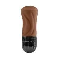 Zero Tolerance Tight Lipped Stroker with Suction Dark - Dual Action Pleasure