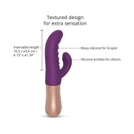 Conejito Vibrador de Motor Doble para Estimulación Máxima