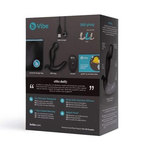 b-Vibe 360 Rotating Plug for Prostate Pleasure