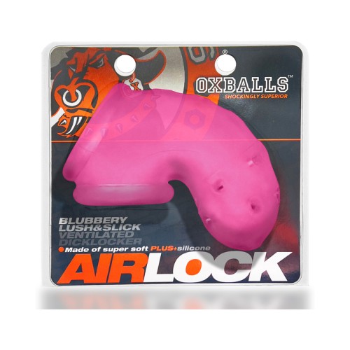 OxBalls Airlock Air-Lite Vented Chastity Device - Pink Ice