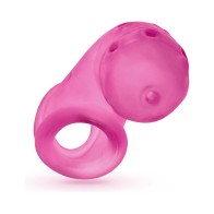 Dispositivo de Castidad OxBalls Airlock Vented - Rosa Helado