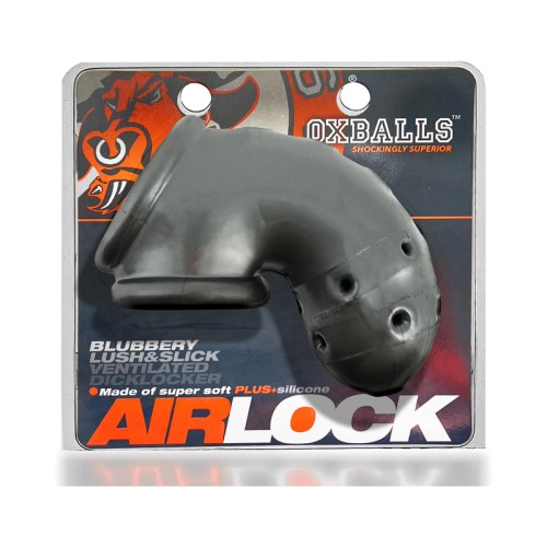 OxBalls Airlock Air-Lite Vented Chastity Steel - Secure Fit