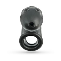 OxBalls Airlock Air-Lite Vented Chastity Steel - Secure Fit