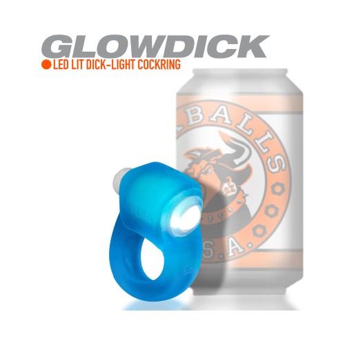 Cockring Glowdick con LED para Mayor Placer