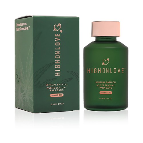 HighOnLove CBD Bath & Body Oil - Pampering Experience