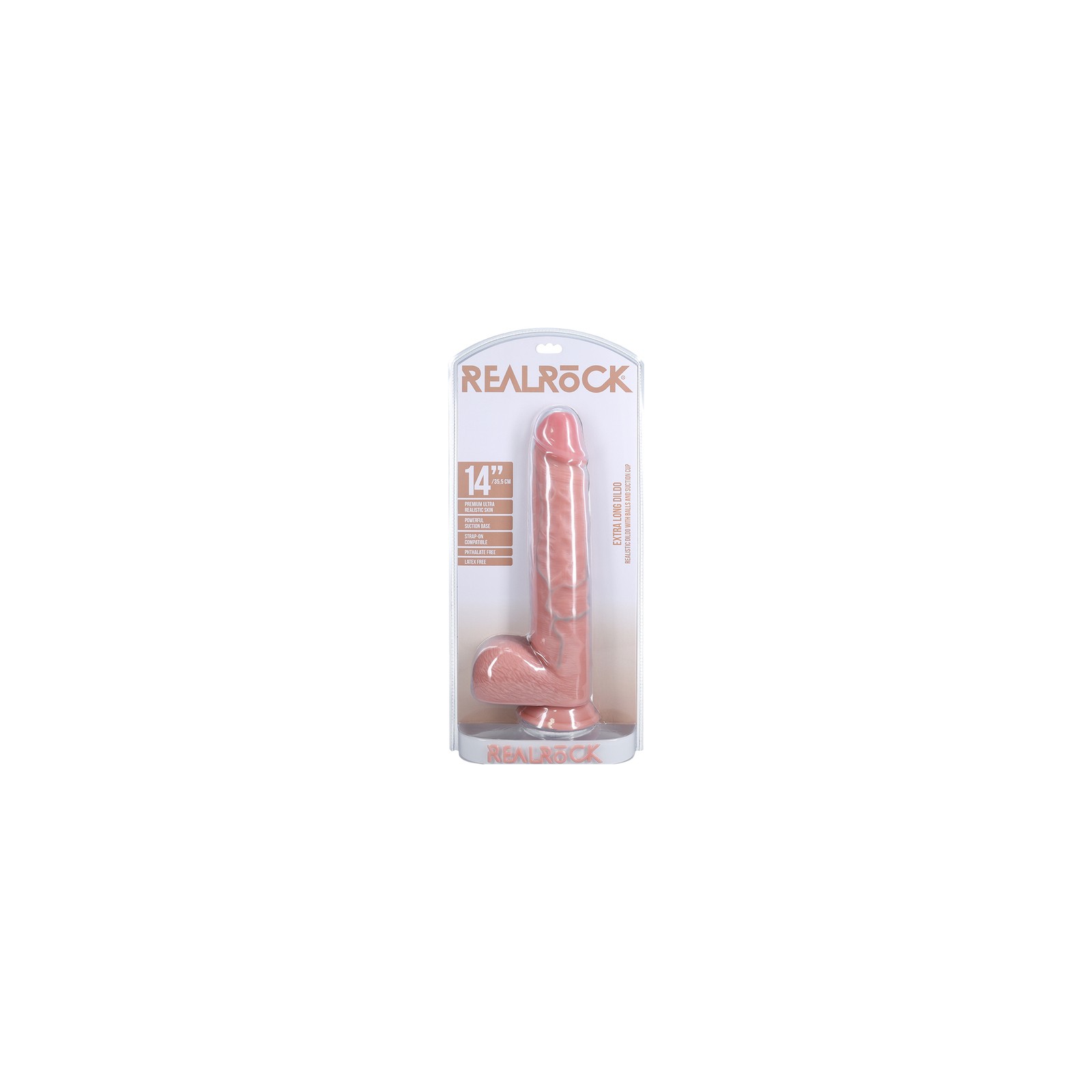 Dildo Extra Largo RealRock de 14 in.