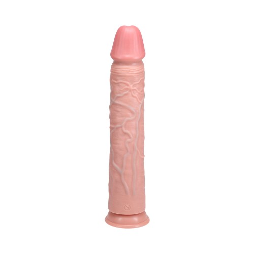 Dildo RealRock Extra Largo de 14 Pulgadas Beige - Placer Realista