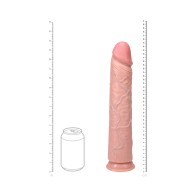 Dildo RealRock Extra Largo de 14 Pulgadas Beige - Placer Realista